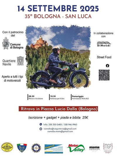 Locandina evento 35a Bologna San Luca 2025