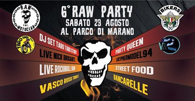 Locandina evento 6 RAW PARTY