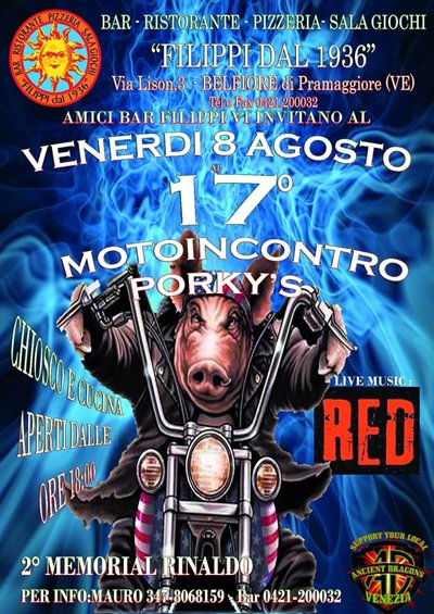 Locandina evento 2° MEMORIAL RINALDO