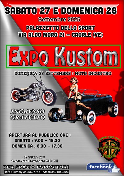 Locandina evento Expo Kustom 2025