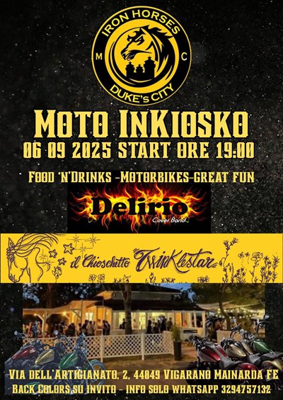 Locandina evento MOTO INKIOSTRO