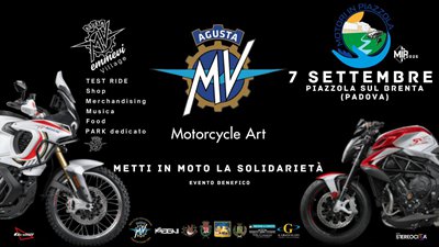 Locandina evento MV AUGUSTA MOTORCYCLE ART