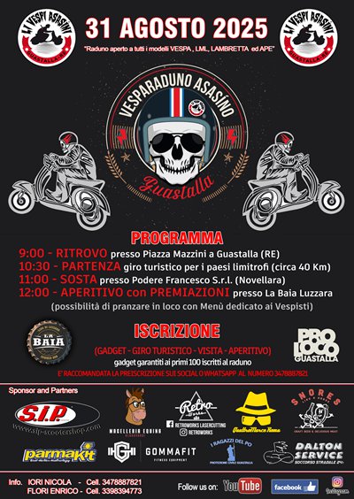 Locandina evento Vesparaduno Asasíno