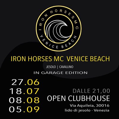 Locandina evento IN GARAGE EDITIO