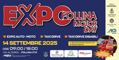 Locandina evento EXPO FOLLINA MOTOR DAY