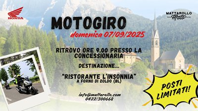 Locandina evento MOTOGIRO MATTAROLLO MOTO 2025