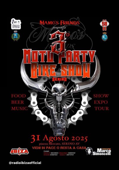 Locandina evento 3 MOTO PARTY MAMO'S FRIENDS