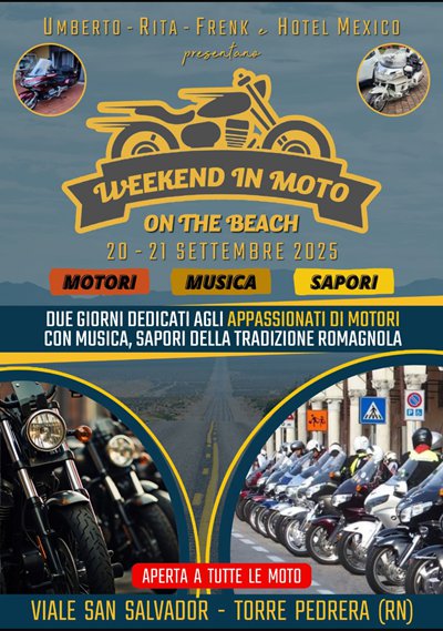 Locandina evento Week end on the beach 
