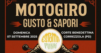 Locandina evento MOTOGIRO GUSTI E SAPORI