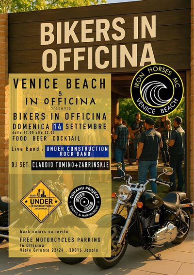 Locandina evento BIKERS IN OFFICINA