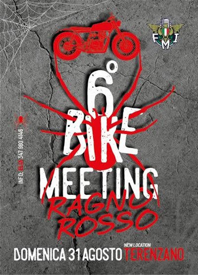 Locandina evento 6 BIKE MEETING RAGNO ROSSO