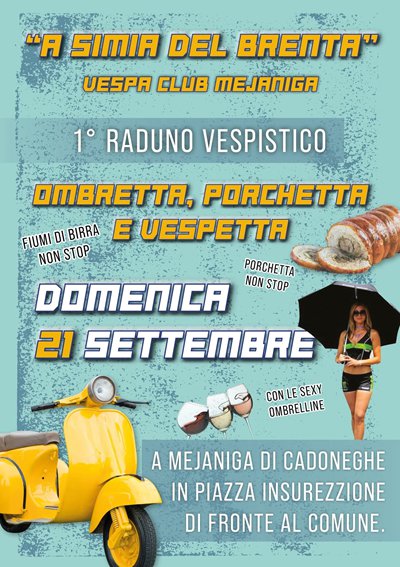 Locandina evento OMBRETTA PORCHETTA VESPETTA 