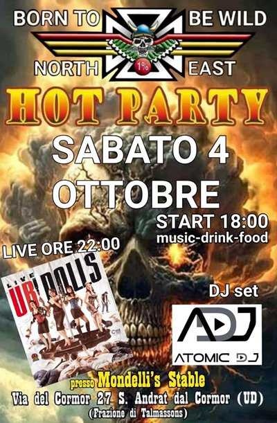 Locandina evento HOT PARTY