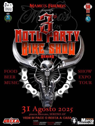 Locandina evento 3^ MOTO PARTY