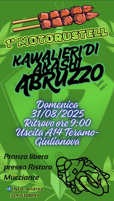 Locandina evento 1 MOTORUSTELL KAWALIERI DI ASASHI