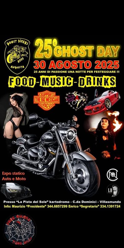 Locandina evento 25^ GHOST DAY