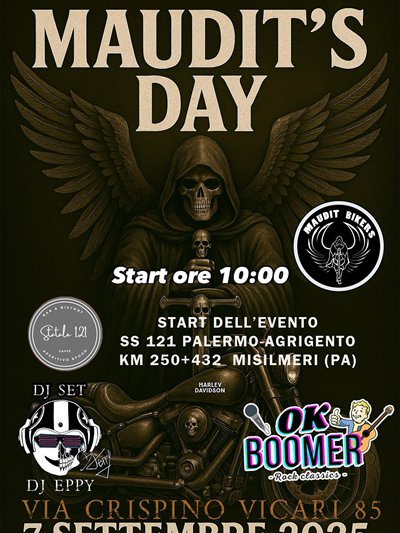 Locandina evento Maudit's Day