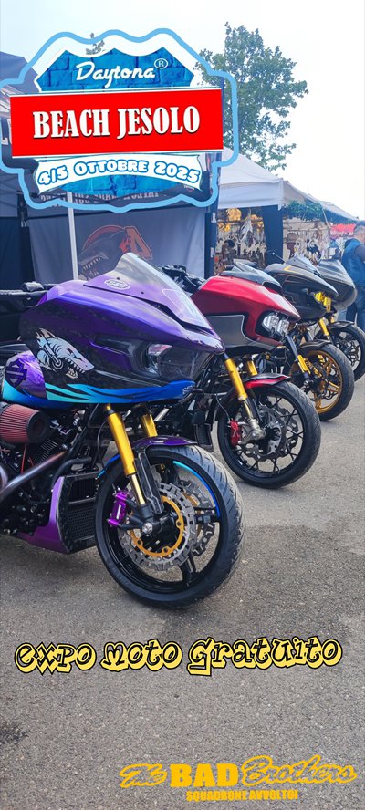 Locandina evento Daytona beach Jesolo 