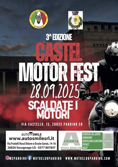 Locandina evento CASTEL MOTORFEST