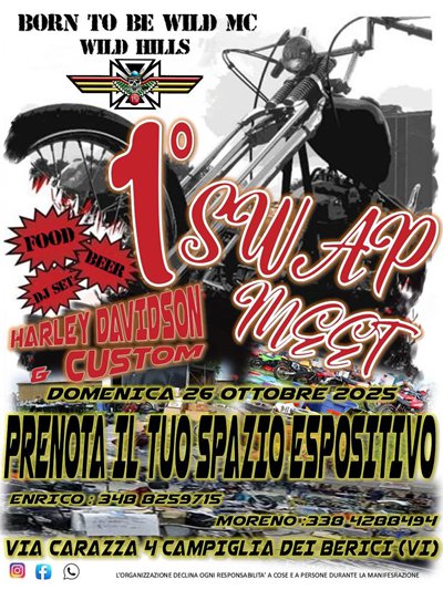 Locandina evento 1 SWAP MEET