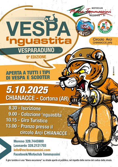 Locandina evento VESPA NGIASTICA