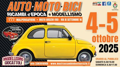 Locandina evento MOSTRA SCAMBIO BUSTO ARSIZIO