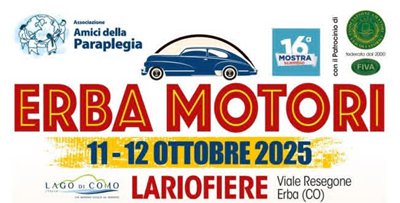 Locandina evento ERBA MOTORI