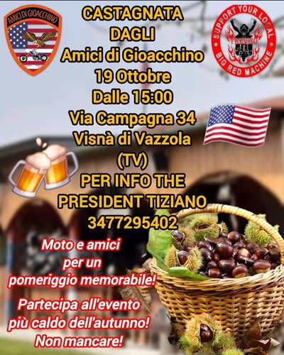 Locandina evento CASTAGNATA 