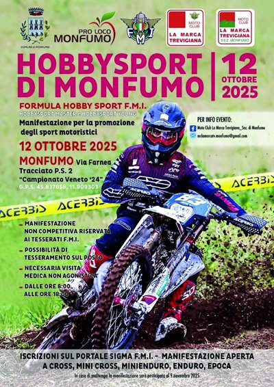 Locandina evento HOBBY SPORT DI MONFUMO