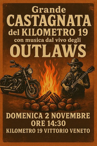 Locandina evento CASTAGNATA AL KM 19