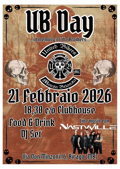 Locandina evento UB DAY