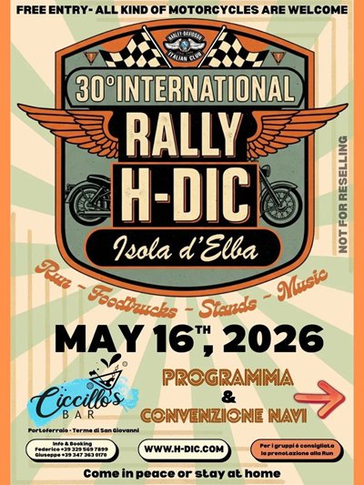 Locandina evento 30 Rally H DIC