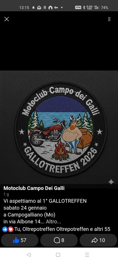 Locandina evento 1° GALLOTREFFE