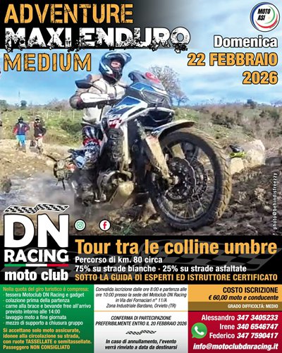 Locandina evento ADVENTURE MAXI ENDURO MEDIUM 