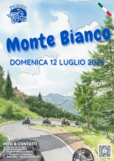 Locandina evento Monte Bianco