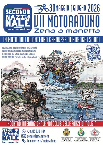 Locandina evento II Motoraduno NAZIONALE Le Manette mc