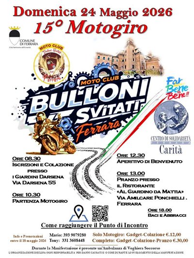 Locandina evento 15 MOTOGIRO BULLONI SVITATI 
