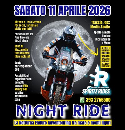 Locandina evento NIGHT RIDE