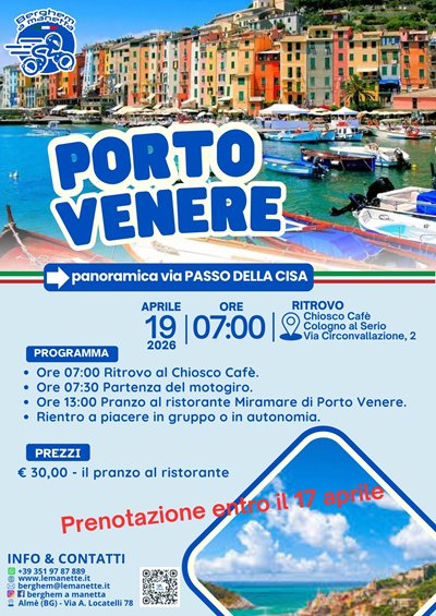 Locandina evento Porto Venere
