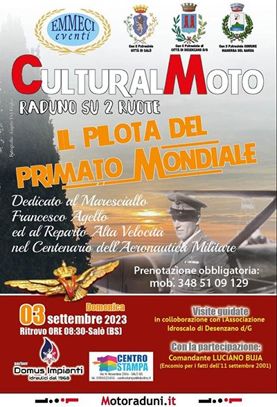 Locandina evento CULTURALMOTO IL REPARTO ALTA VELOCITA'