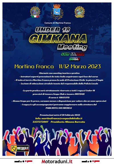 Locandina evento GIMKANA MEETING SUD ITALIA 2023