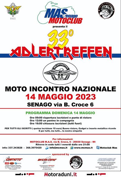 Locandina evento 33° ADLERTREFFE