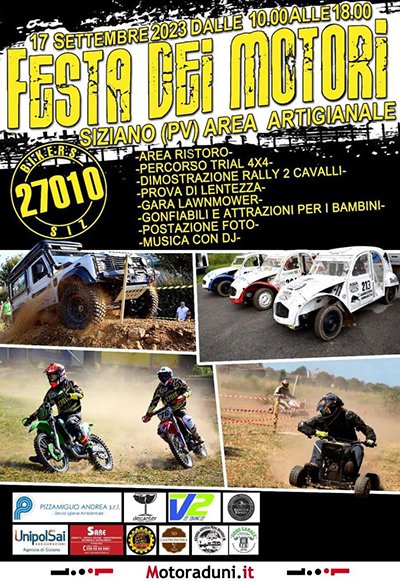 Locandina evento FESTA DEI MOTORI