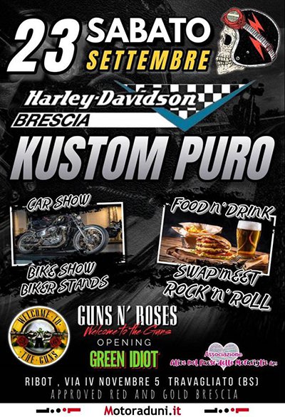 Locandina evento KUSTOM PURO