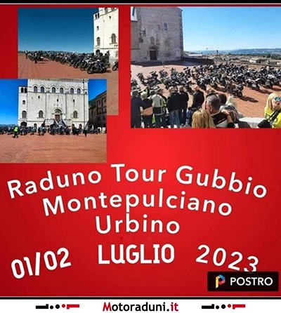 Locandina evento MOTORADUNO A GUBBIO