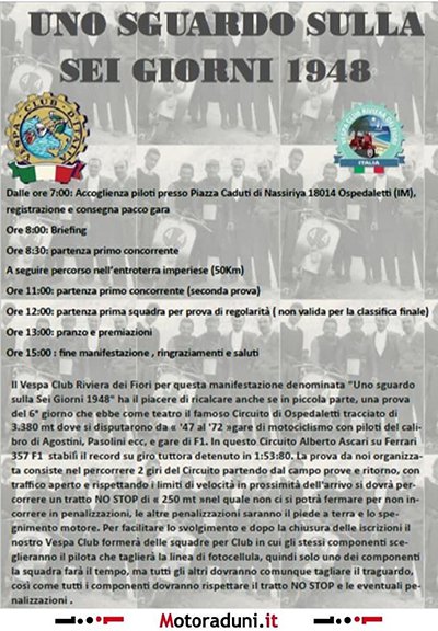 Locandina evento UNO SGUARDO SULLA SEI GIORNI 1948
