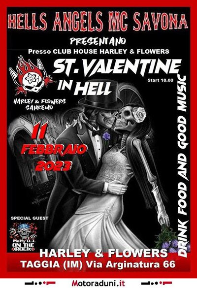 Locandina evento ST. VALENTINE IN HELL