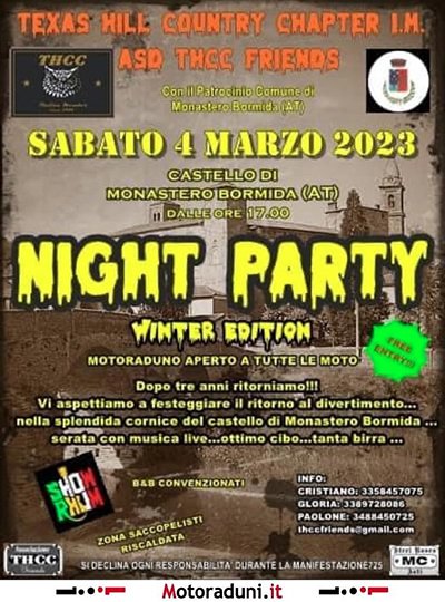 Locandina evento NIGHT PARTY - WINTER EDITIO