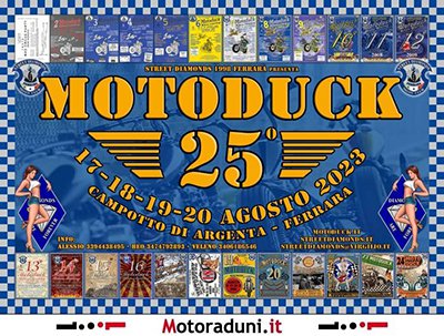 Locandina evento 25° MOTODUCK