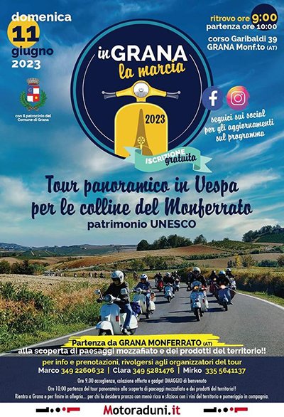 Locandina evento IN GRANA LA MARCIA